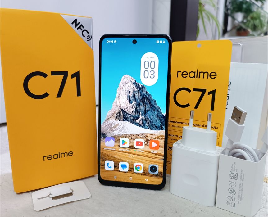 Realme C71 / 128GB Полный комплект.