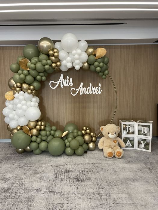 Aranjament arcada baloane / Photocorner Botez / Nunta / Majorat / Corp