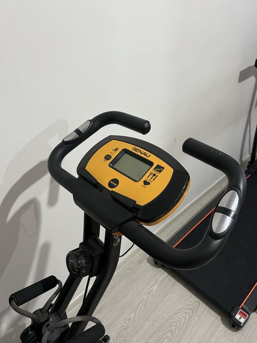 Велотренажер Genau вертикальный с эспандером