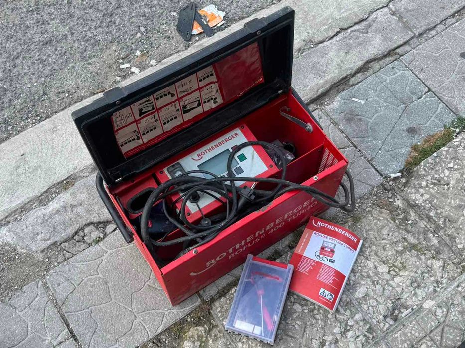 Машина за електродифузно заваряване на фитинги ROTHENBERGER ROFUSE 400 TURBO