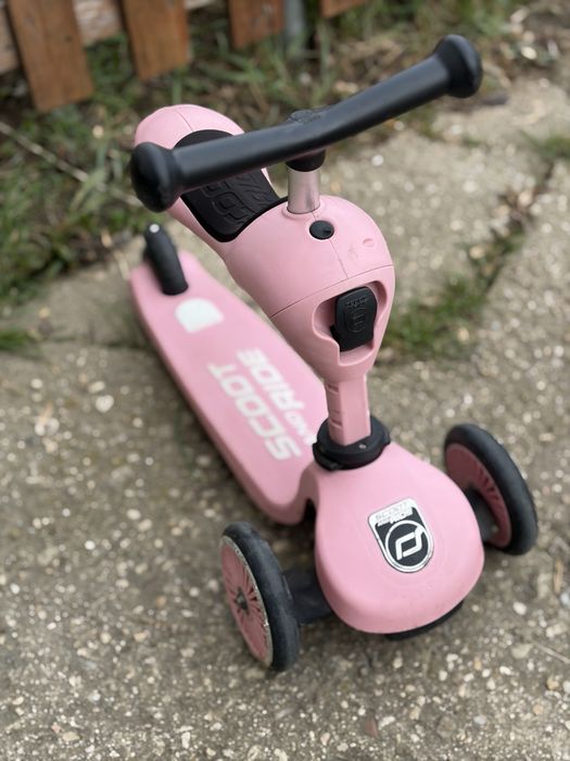Розова тротинетка / колело Scoot and Ride