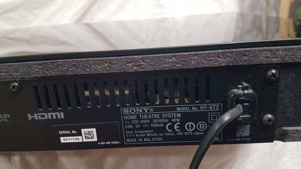 Soundbar sony  HT XT2 impecabil
