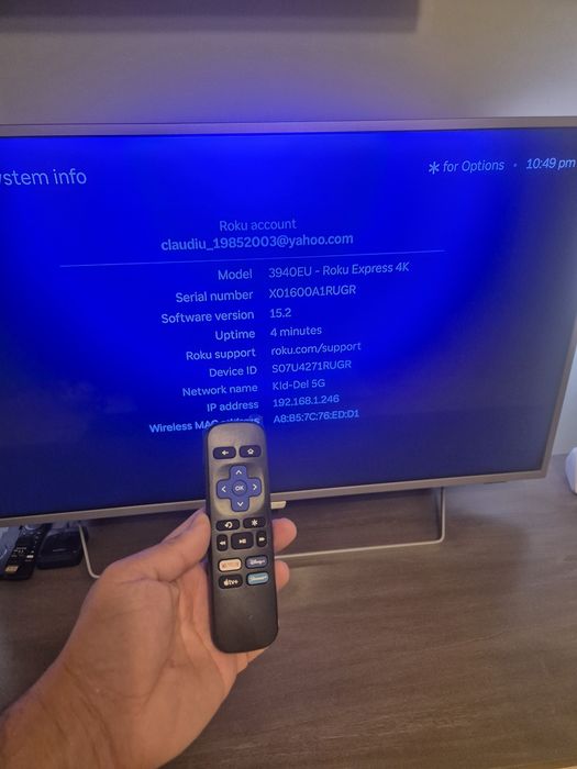 Smart stick Roku express 4k