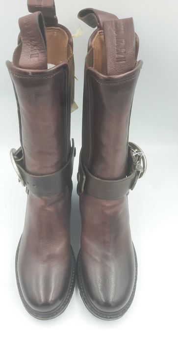 Superbe botine /ghete dama noi AS 98 handmade in Italy piele naturala fina integral 36 si 37