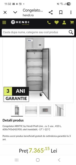 Congelator inox profesional