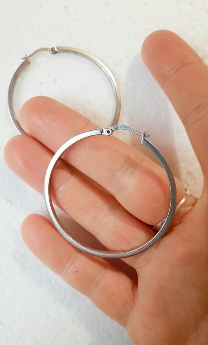 Cercei creole argint 925