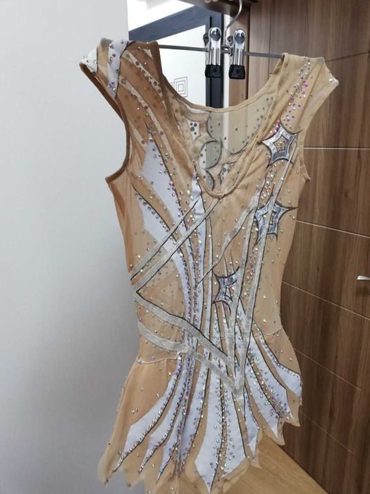 Трико ново за художествена гимнастика, танци за момиче 11-12 год.