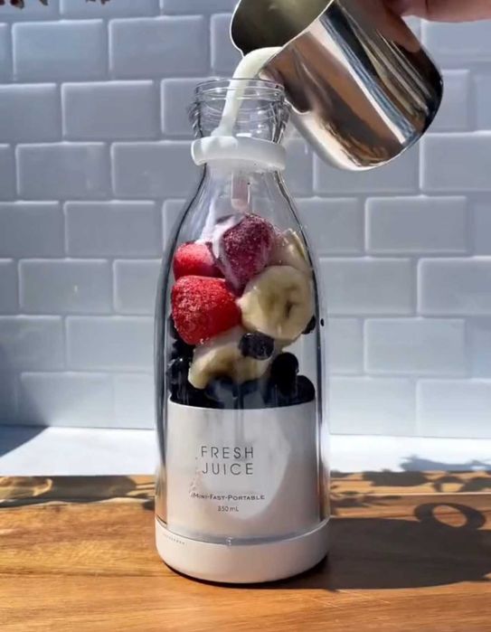 Бутилка Блендер SnapBlend (Наличен в розово и бяло)