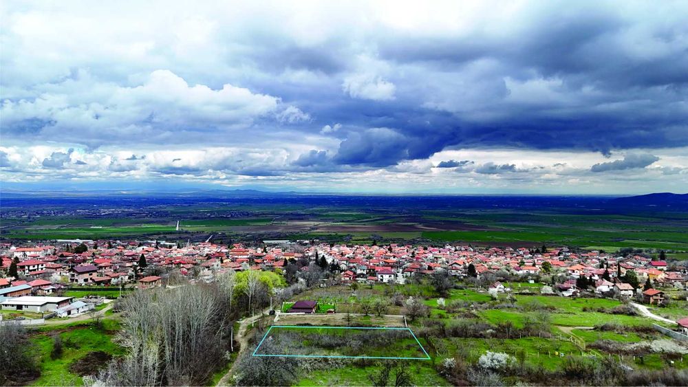 Урегулиран панорамен парцел в село Паталеница/Пазарджик