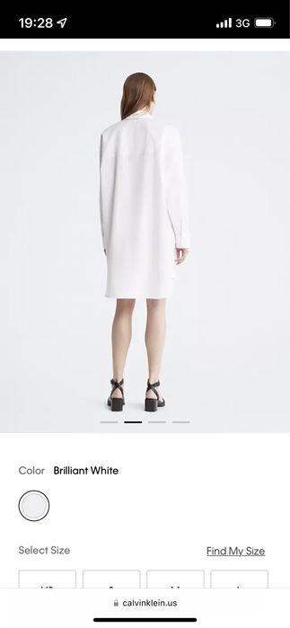 Calvin Klein платье рубашка