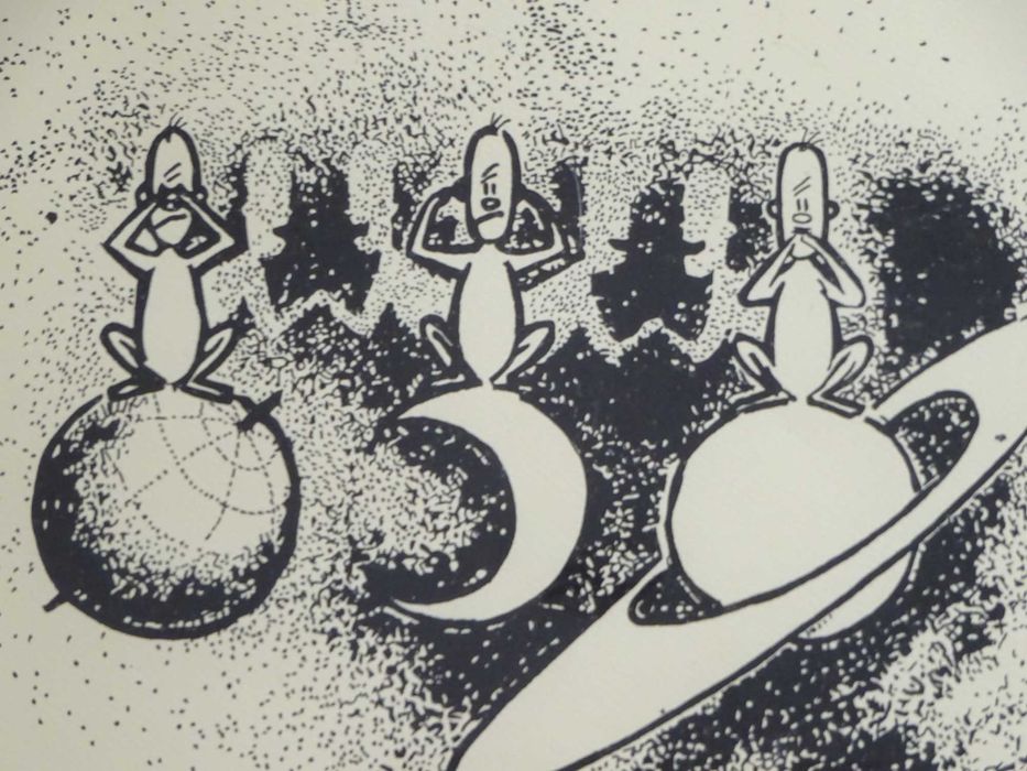 Tablou Ion Popescu Gopo ‘maimutele intelepte’| tus