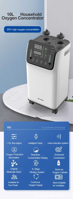 10 литровый Кислородный Концентратор. Новый!