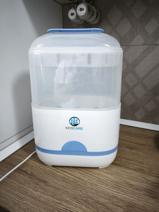 Sterilizator electric KIDSCARE KC108, 150ml, 630W, alb-albastru