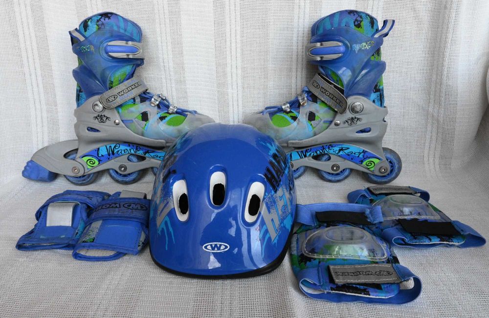 Ройлери с каска и наколенки