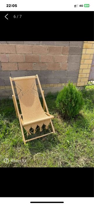 Шезлонг кресло ручной работы.
