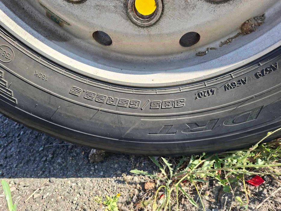 Алюминиеви джанти с гуми 385*65R-22.5  4 бр