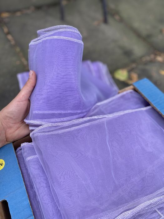 Esarfe mov din organza