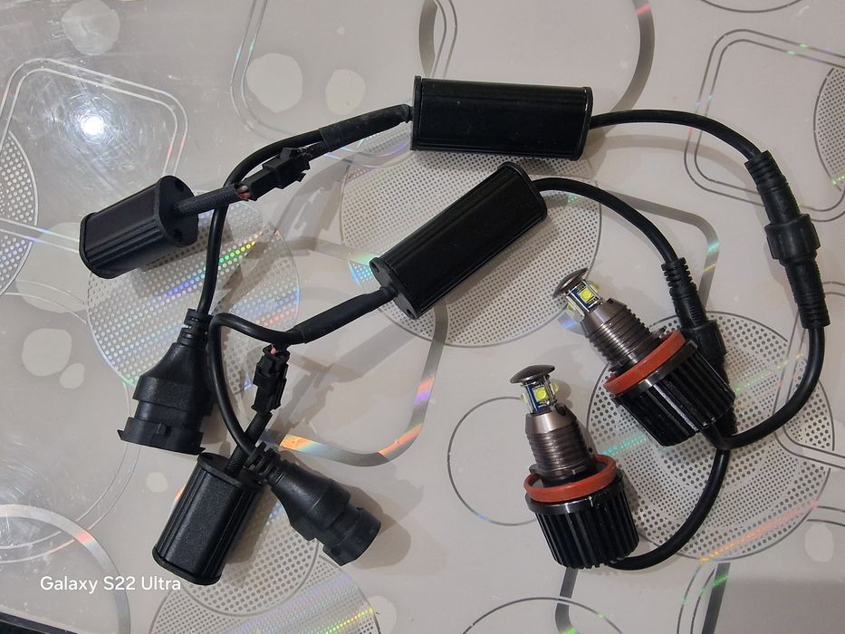 Лед крушки dhl h8 за bmw e60 facelift