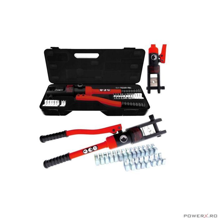 Cleste sertizat hidraulic 18 tone, 10 - 300 mm2, Silver