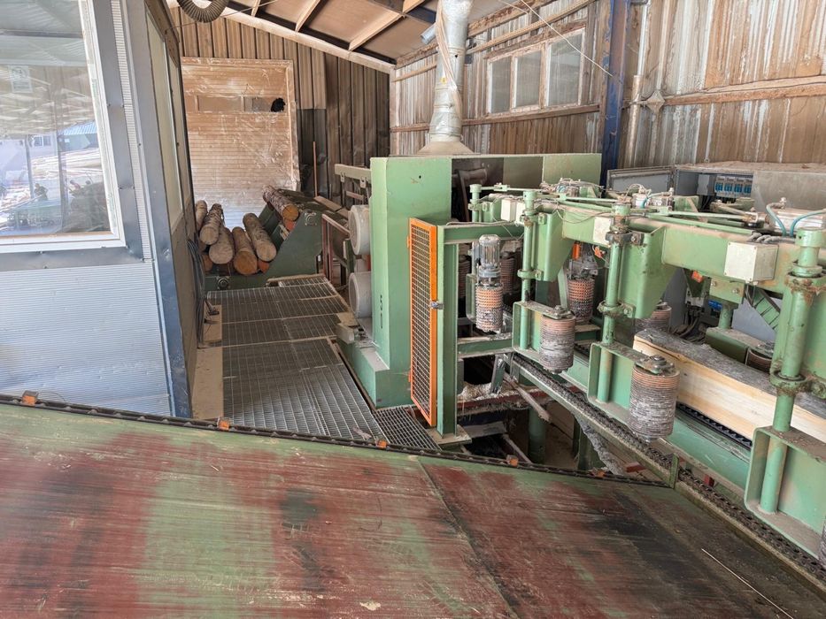 Linie debitare lemn subtire completa capacitate 150-200 mc