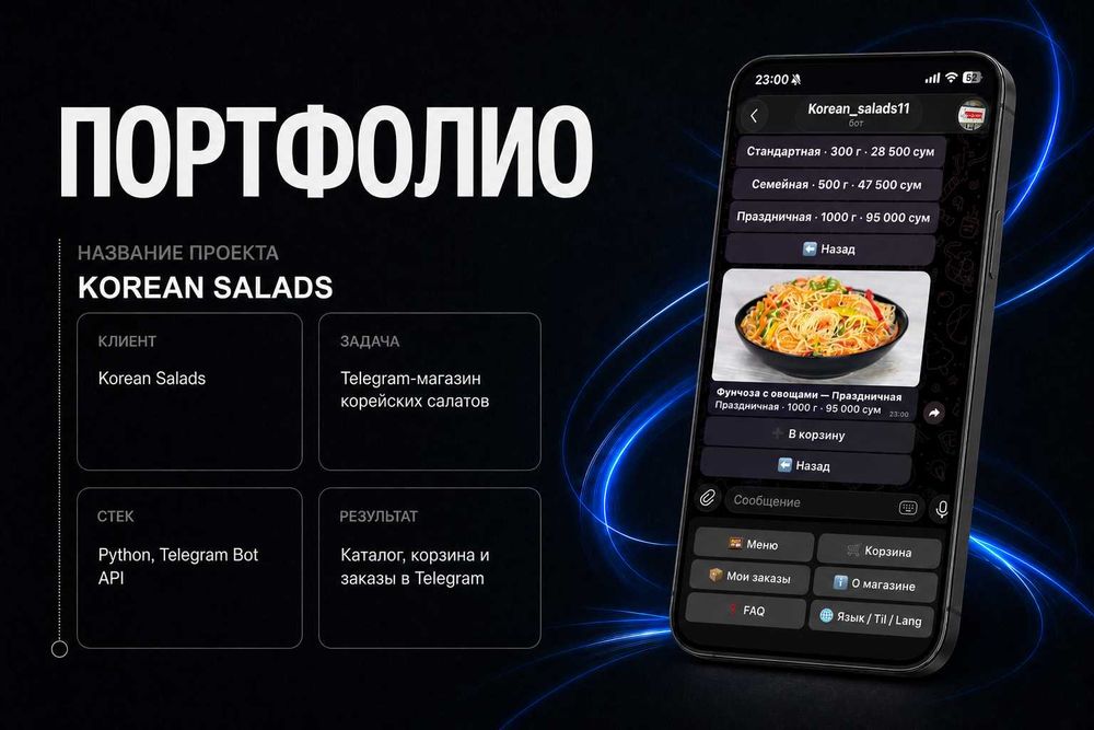 Разработка Telegram-ботов под ключ