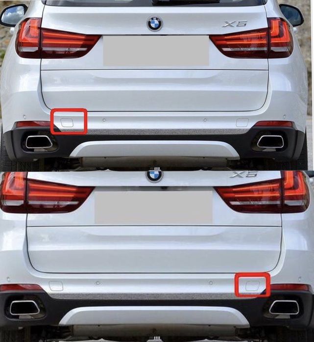 573-574 Капачка BMW F15 X5 теглич кука капак Бмв ф15 Х5 Задна броня