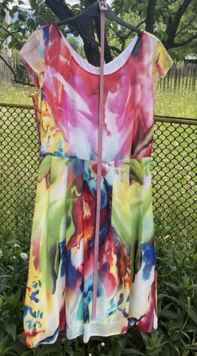 Rochie superbă  muticolora de vara