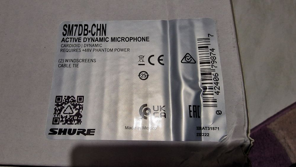 Микрофон Shure SM7dB XLR