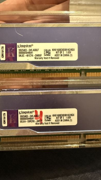 Продам оперативку 2х4 gb 1300.