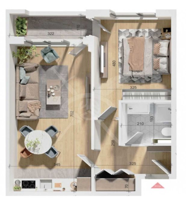 Дава се под наем Двустаен апартамент в Пловдив, Тракия - 75 кв.м за 108000 € - Снимка #3