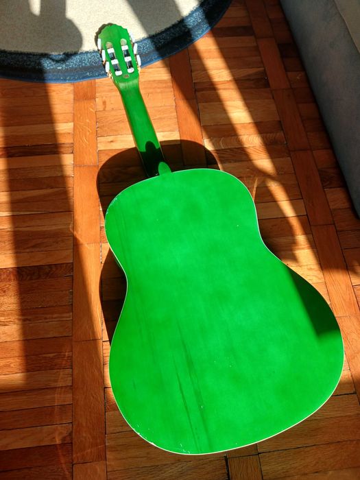 Chitara clasica handcrafted - verde