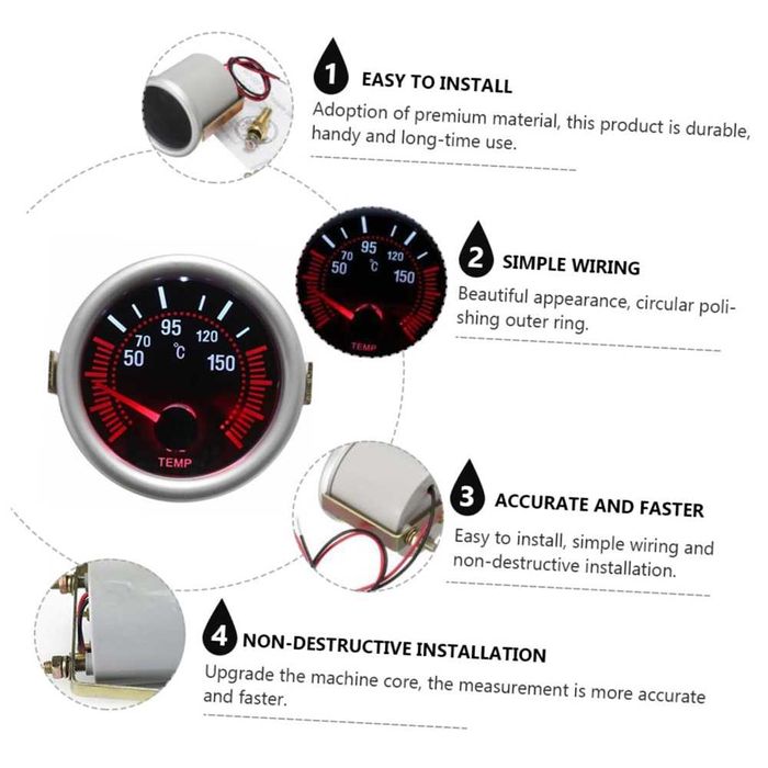 Измервателен уред за температурата на маслото OIL TEMP.