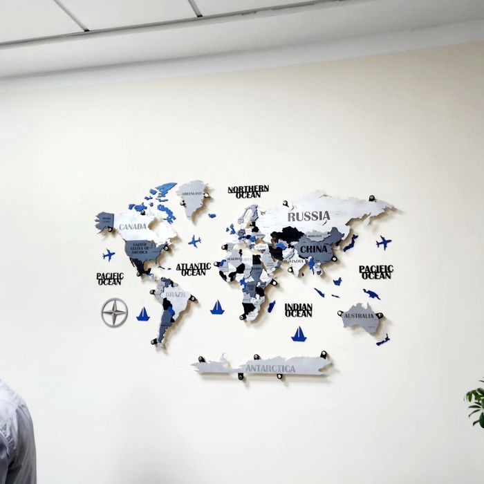 3D карта мира | 3D dunyo haritasi | 3Д харита цвет хай-тек