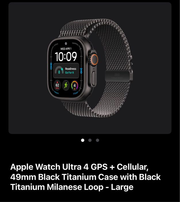 Apple Watch Ultra 4 Milanese Loop