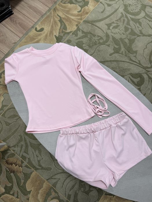 Костюм лонгслив+шорты