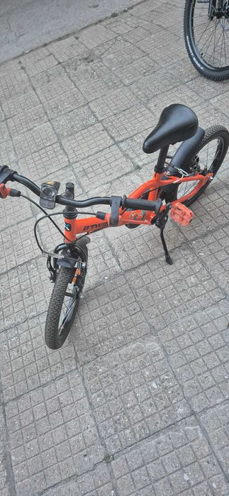 Детски велосипед 16 инча Decathlon ROBO ORANGE