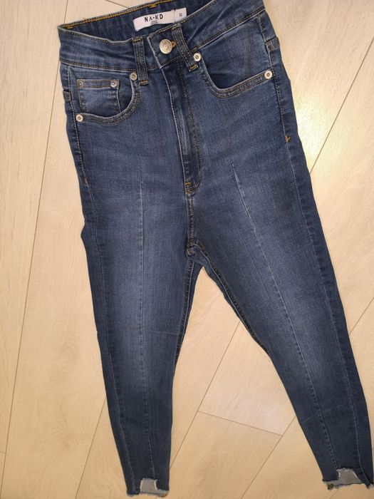 Дънки ХС размер с висока талия