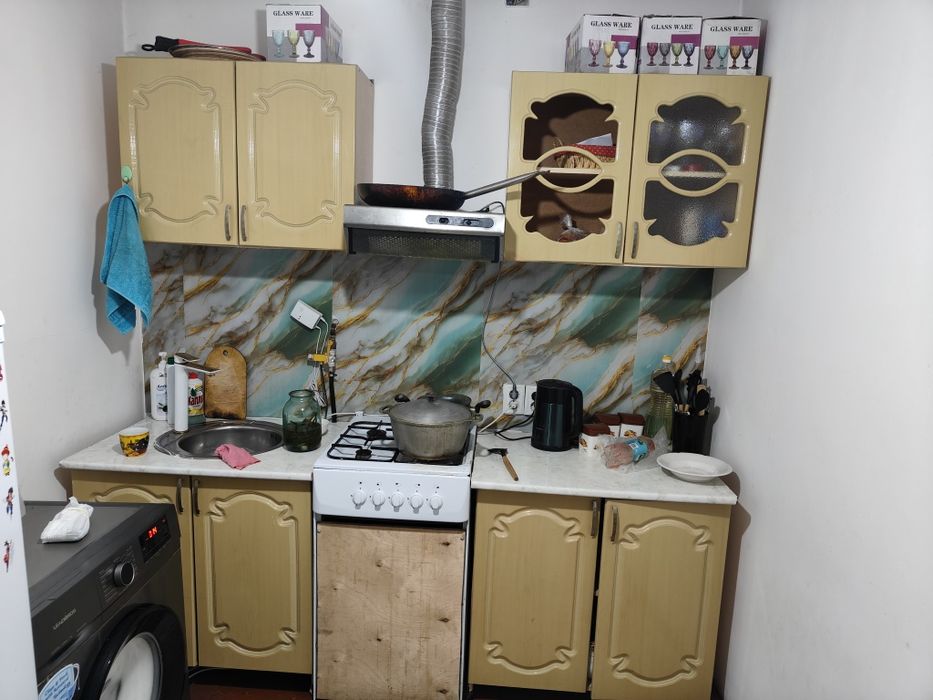 Кухня шкаф  веточка газ обши