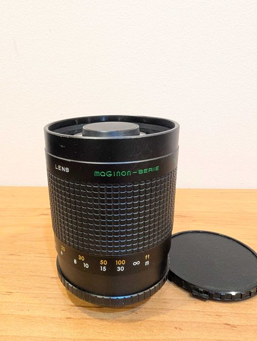 Obiectiv catadioptric Maginon 500mm f8 MC cu montură pe filet T2