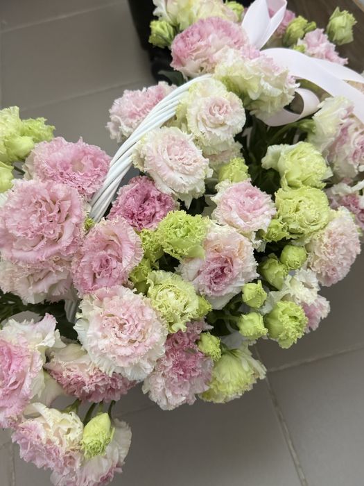 Свежие букеты обьемные 5000 тг