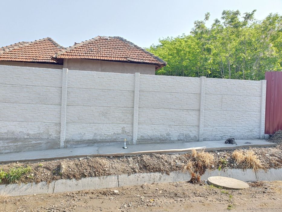 Gard placi beton