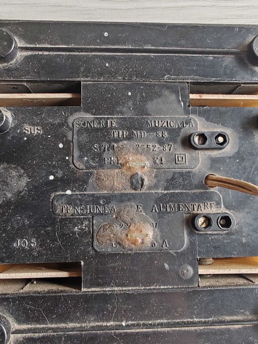 Sonerie muzicală Epoca de Aur MD-88 Doina, perfect funcțională, colecție