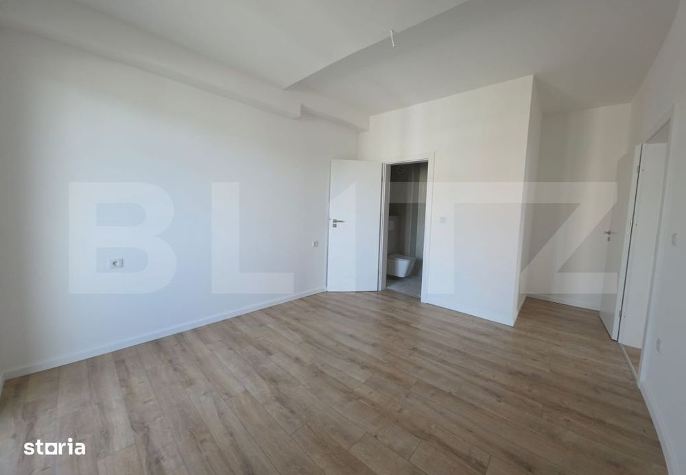Apartament 3 camere, 62,65 mp, 2 bai, balcon 9,10 mp, finisaje premium