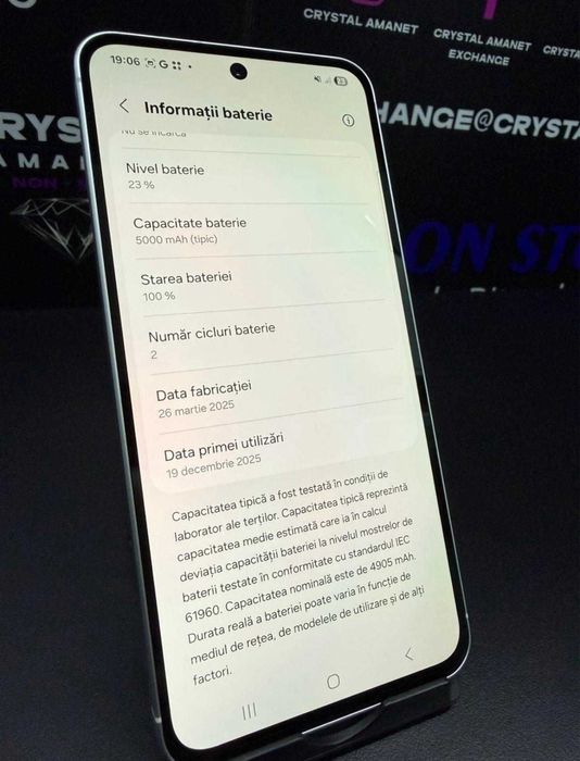 Samsung A56 • 5G • ALB • NOU • 100% Bateria