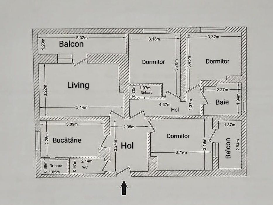Apartament 4 camere de vânzare – Comuna 1 Decembrie, Ilfov