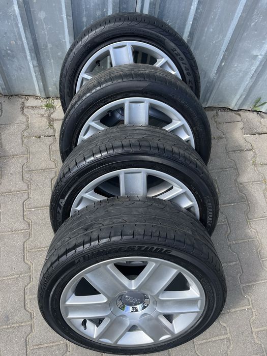Jante aliaj 5x100mm, anvelope vara 225/45 R17, Audi TT, A1, A3, etc