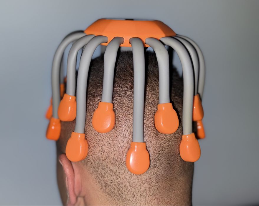 Интелигентен масажор за глава