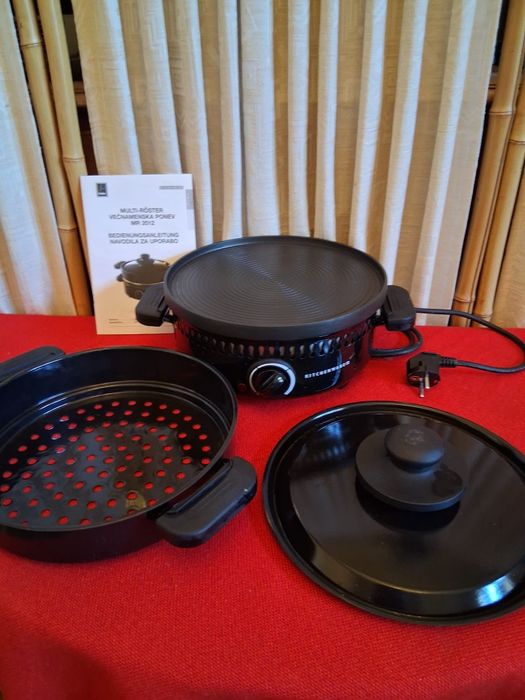 Cuptor multifuncțional Stöckli pentru castane, grătar si clătite.