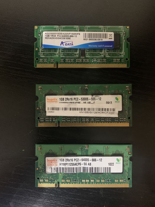 Memorie laptop ddr2 de 1gb si 2gb