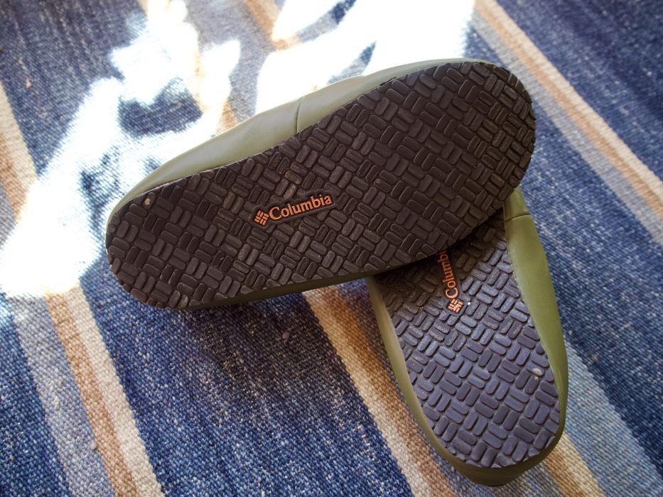 Columbia - Papuci de casa barbati, Textil, Kaki 40